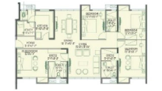4BHK floorplan